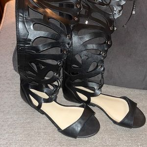 Knee High Strap sandals